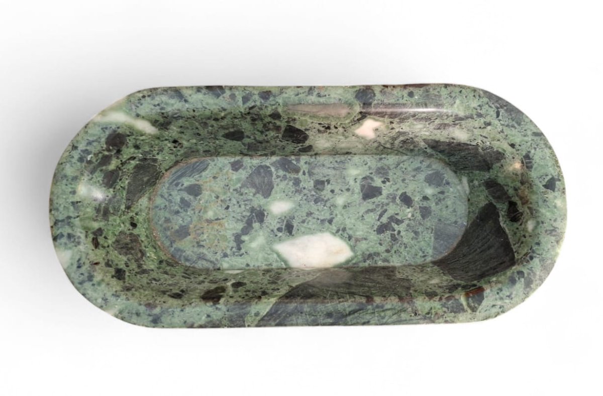 Maquette d'un bassin en marbre Verde Alpi-photo-2