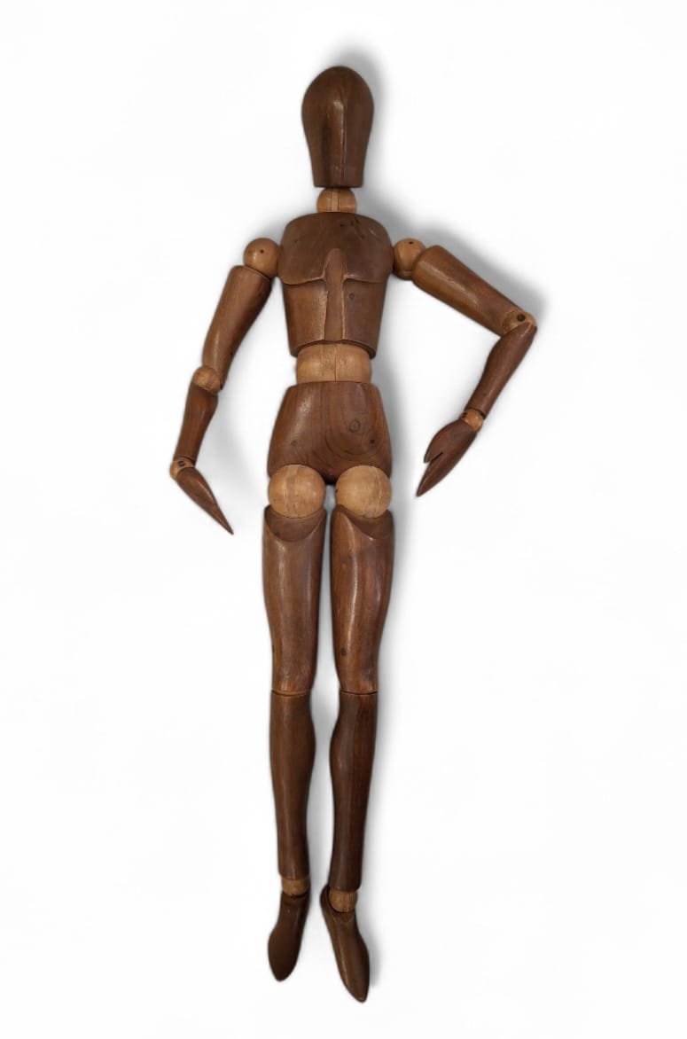 Mannequin articulé en bois-photo-2