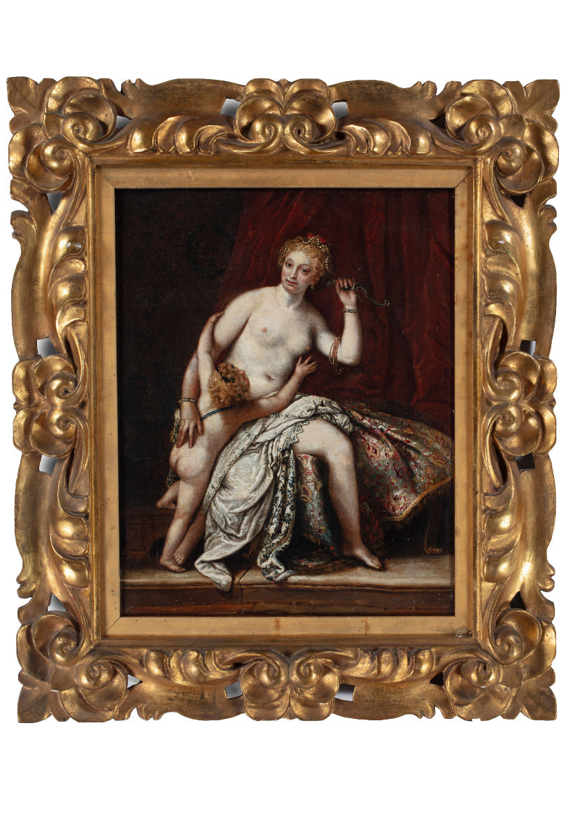 Vénus désarme Cupidon, une peinture vénitienne