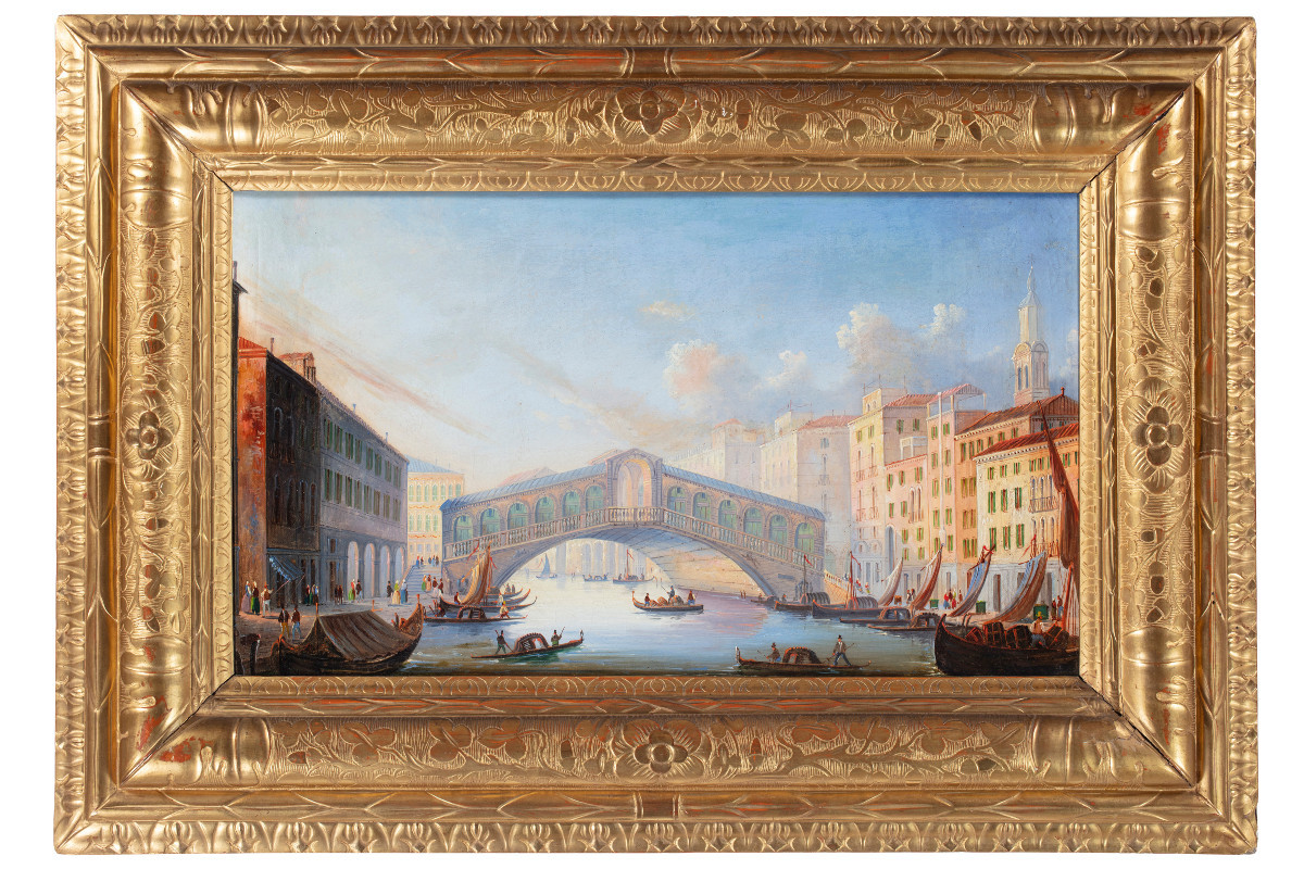 A Pair Of Views Of Venice