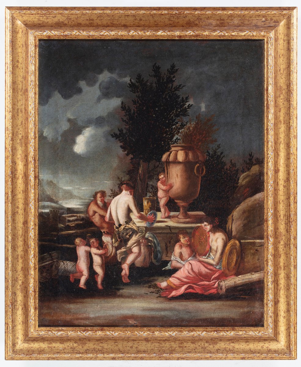  Giulio Carpioni (Venise 1613-1678) paire de tableaux-photo-2