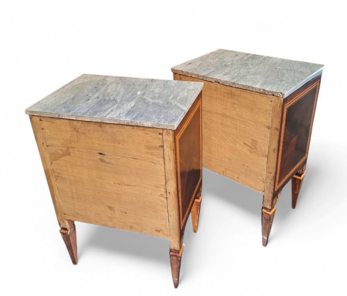 Pair Of Neoclassical Nightstands-photo-3