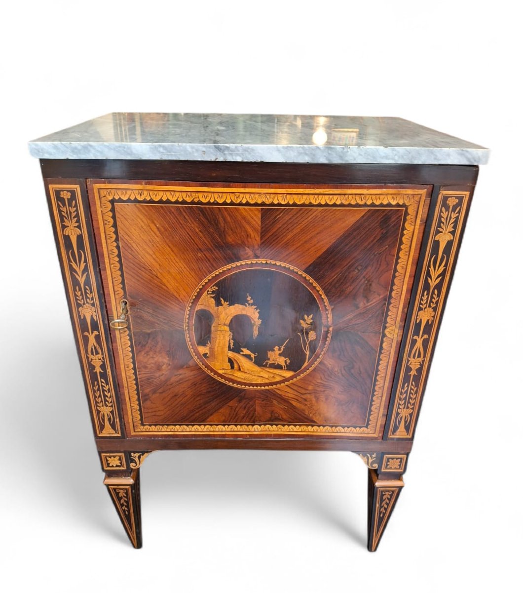 Pair Of Neoclassical Nightstands-photo-1