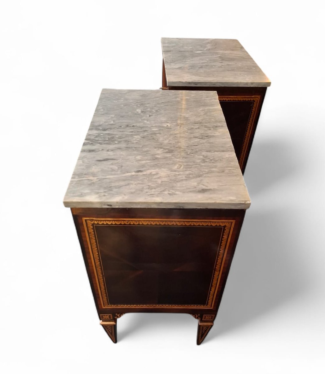 Pair Of Neoclassical Nightstands-photo-5