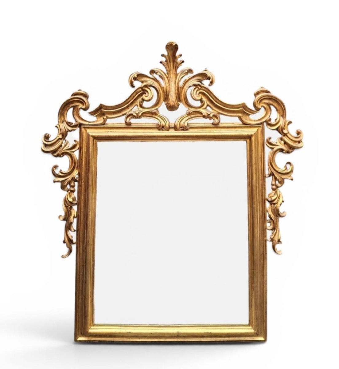 Large Gilded Wooden Mirror