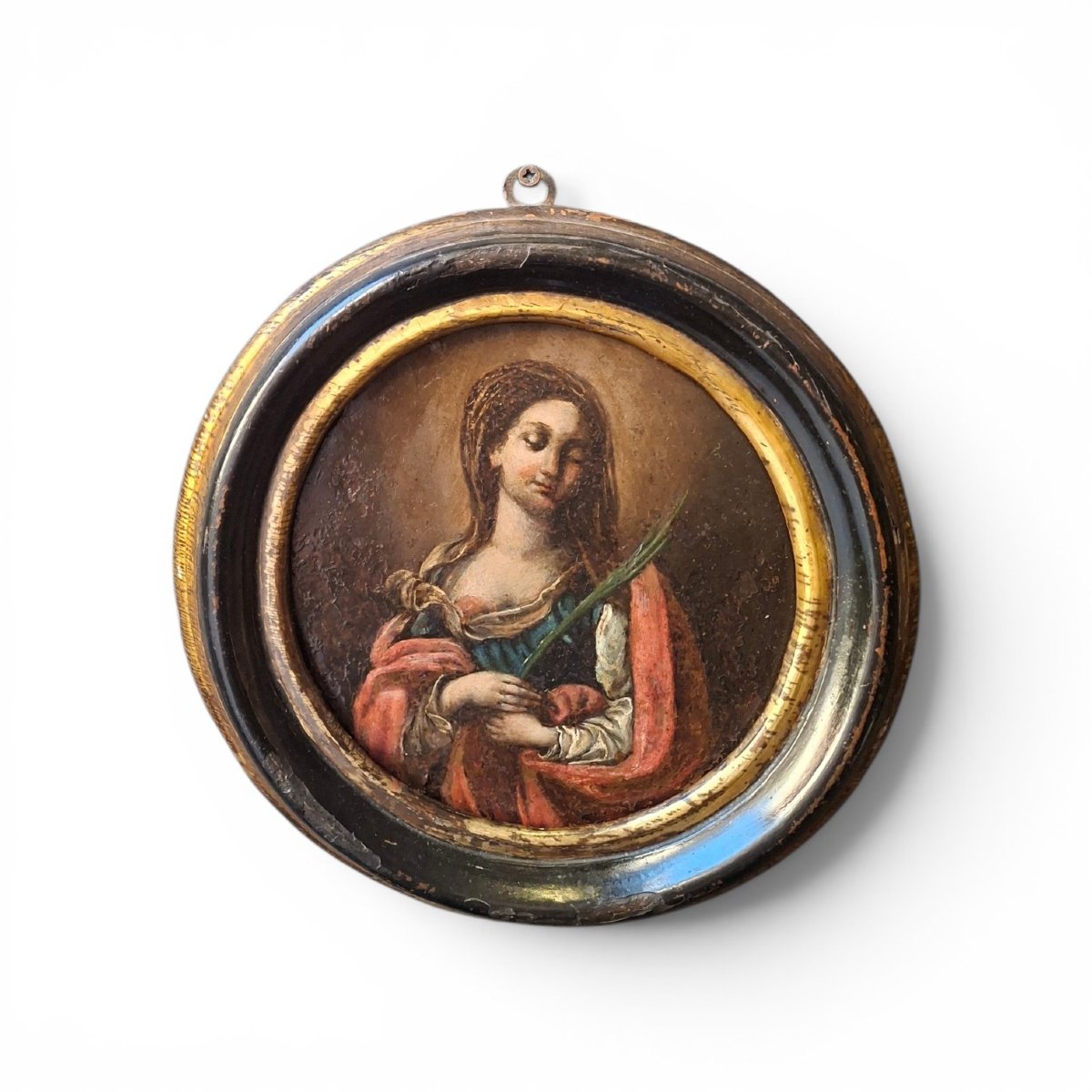 Pair Of Round Paintings-photo-2