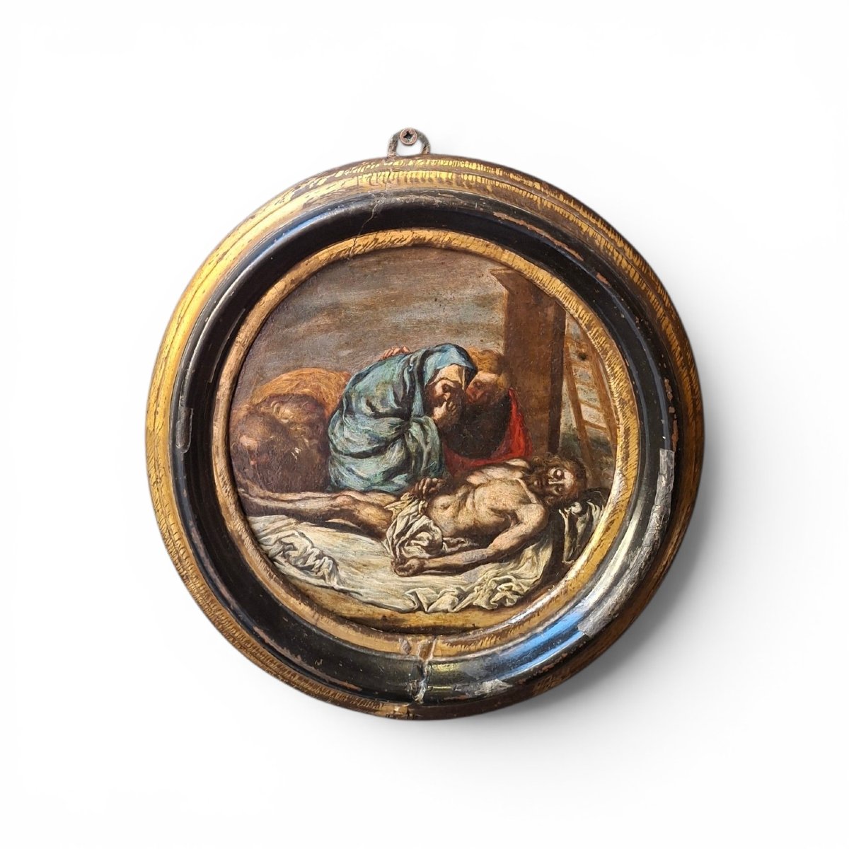 Pair Of Round Paintings-photo-3