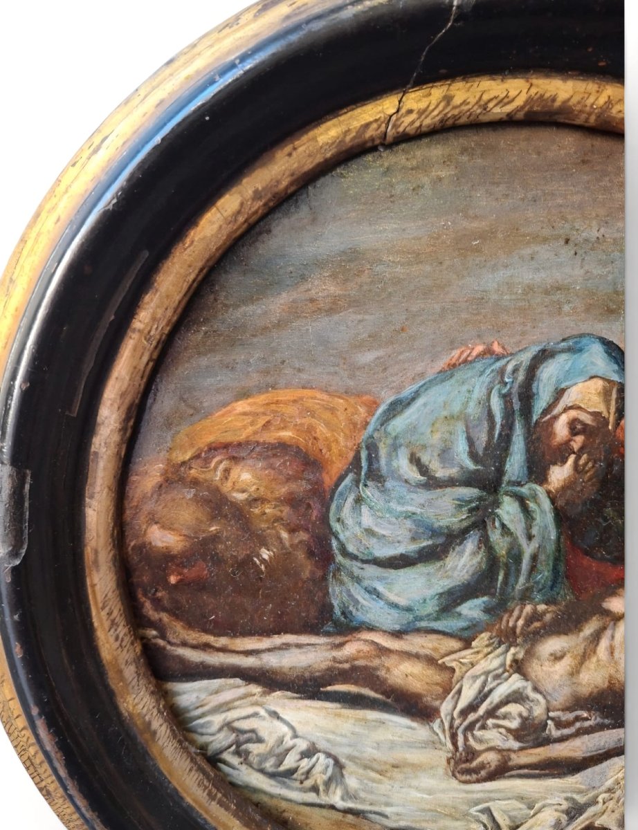 Pair Of Round Paintings-photo-4