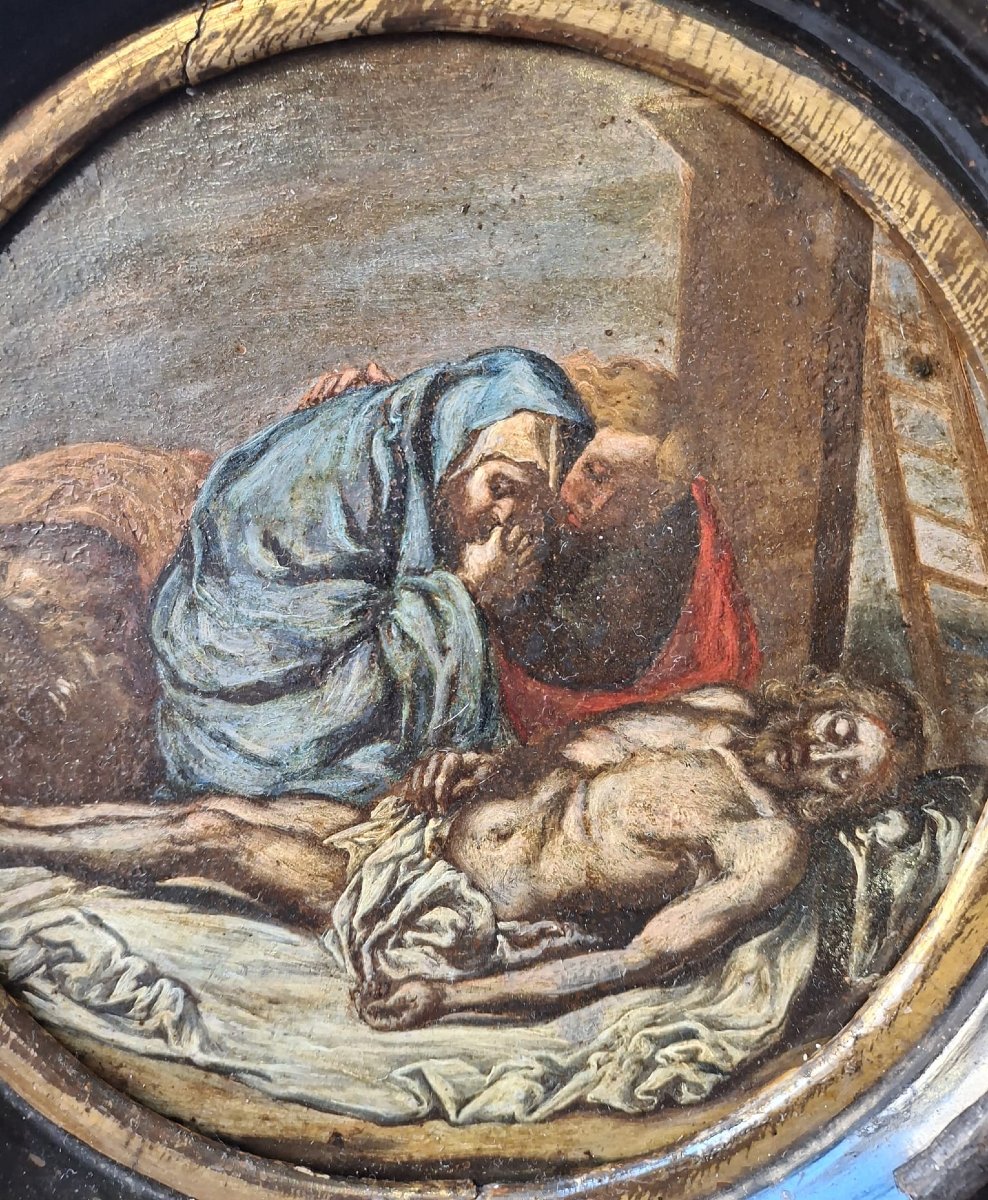 Pair Of Round Paintings-photo-1