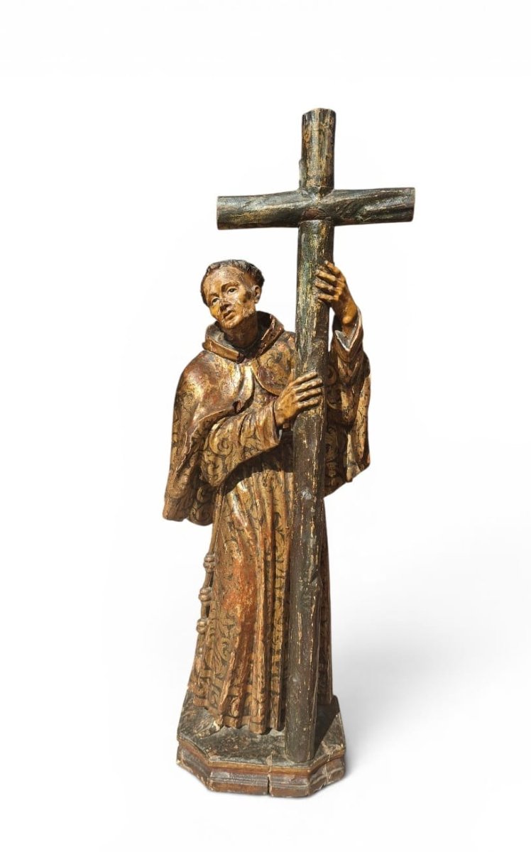 St. Francis Of Assisi, Wooden Sculpture