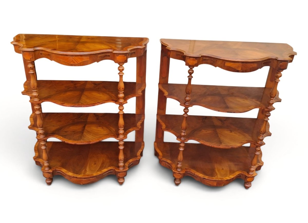 Pair Of Louis Philippe étagères-photo-2