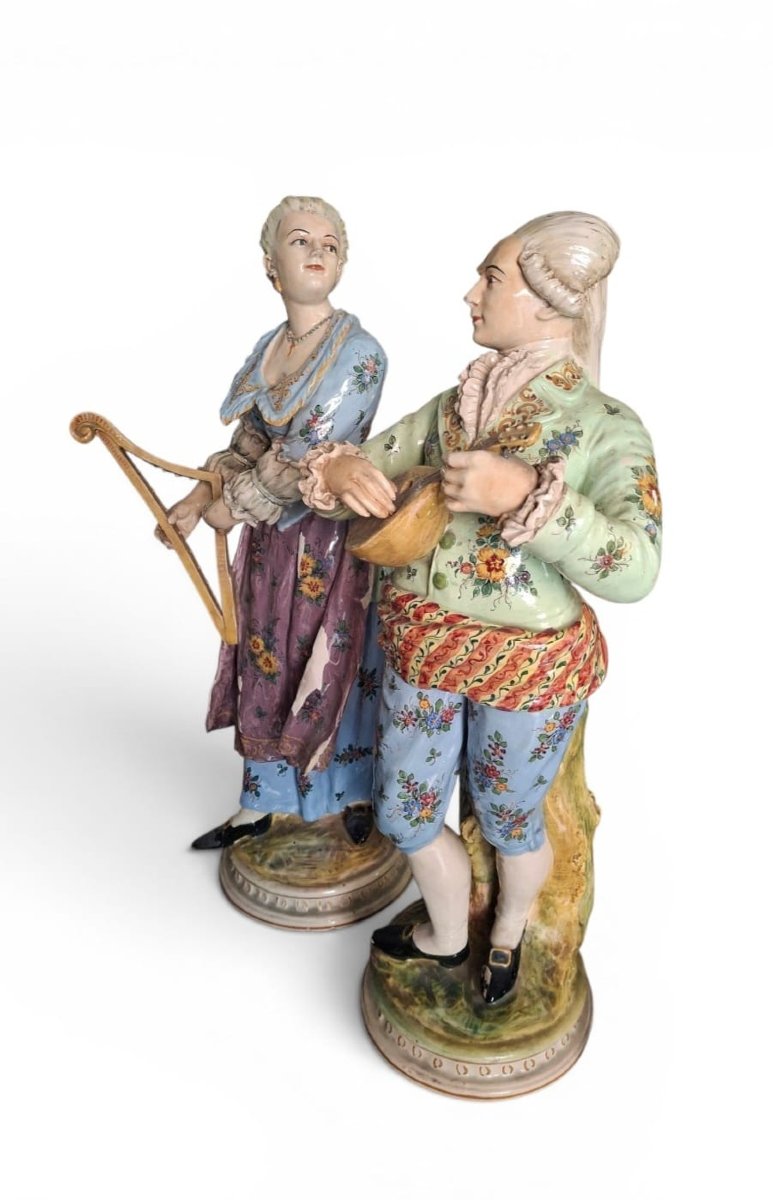 Paire de grandes figures de musiciens-photo-4