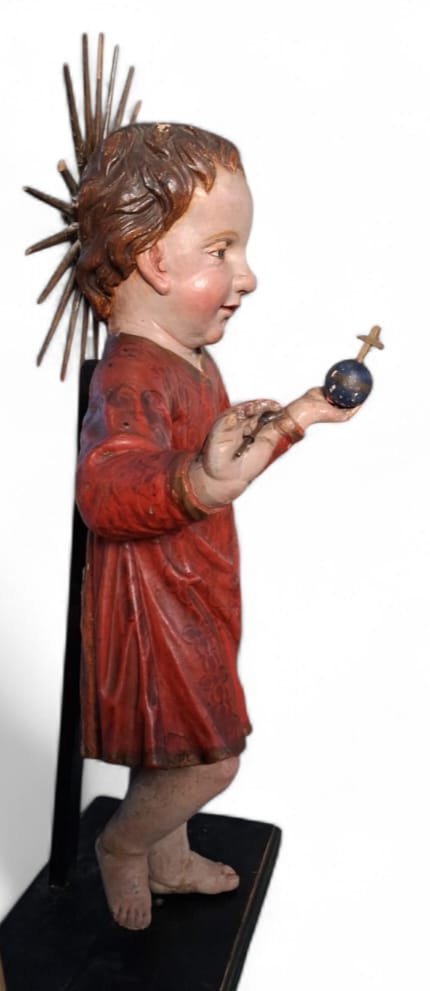 Sculpture représentant Jésus bénissant-photo-3