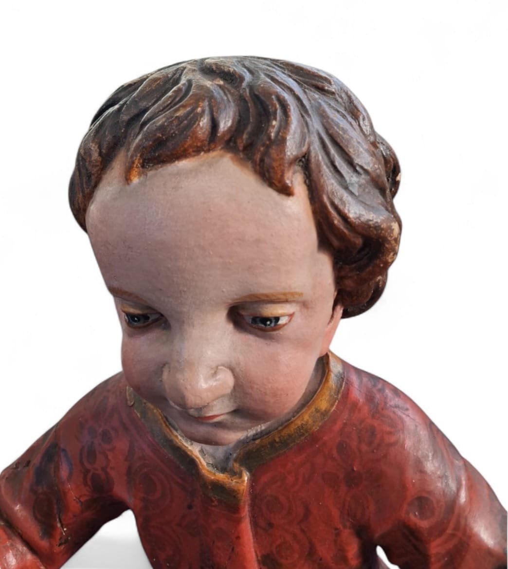 Sculpture représentant Jésus bénissant-photo-1