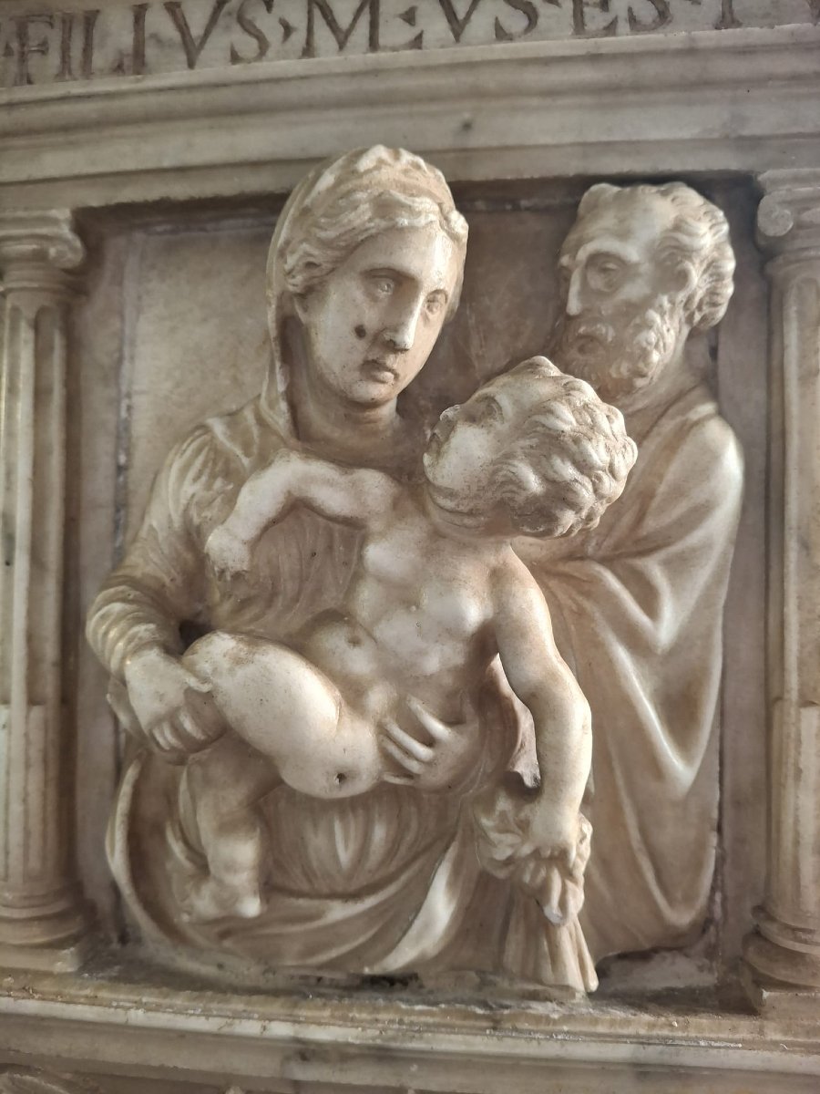 High Relief Depicting The Holy Family-photo-2
