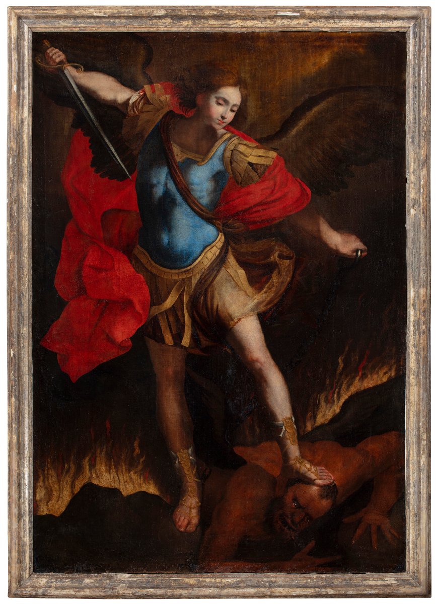 St. Michael The Archangel, Circle Of Guido Reni
