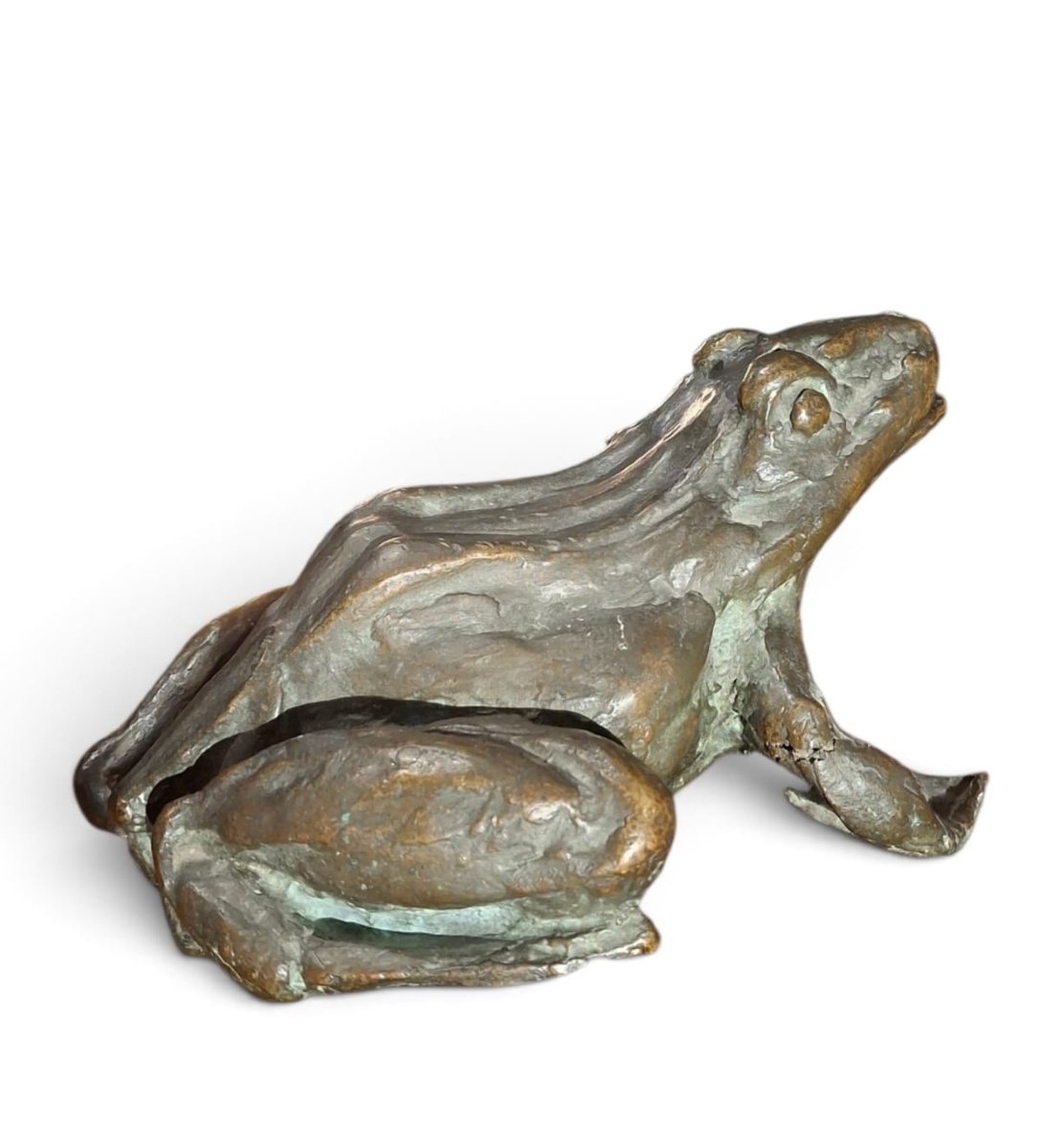 Grenouille en bronze