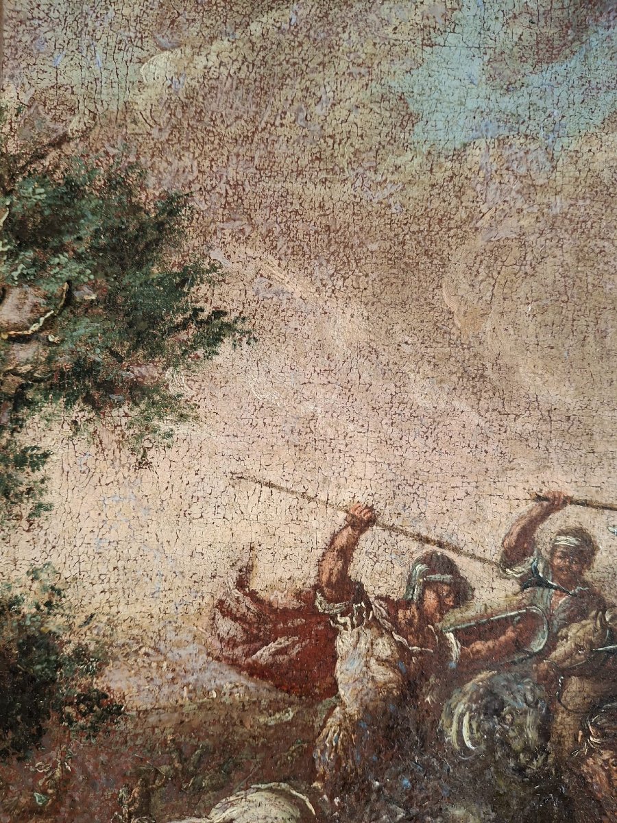 Painting Depicting A Battle-photo-4