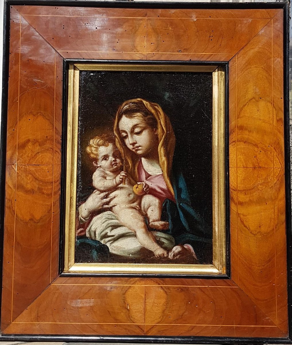 Madonna And Child, Oil On Canvas