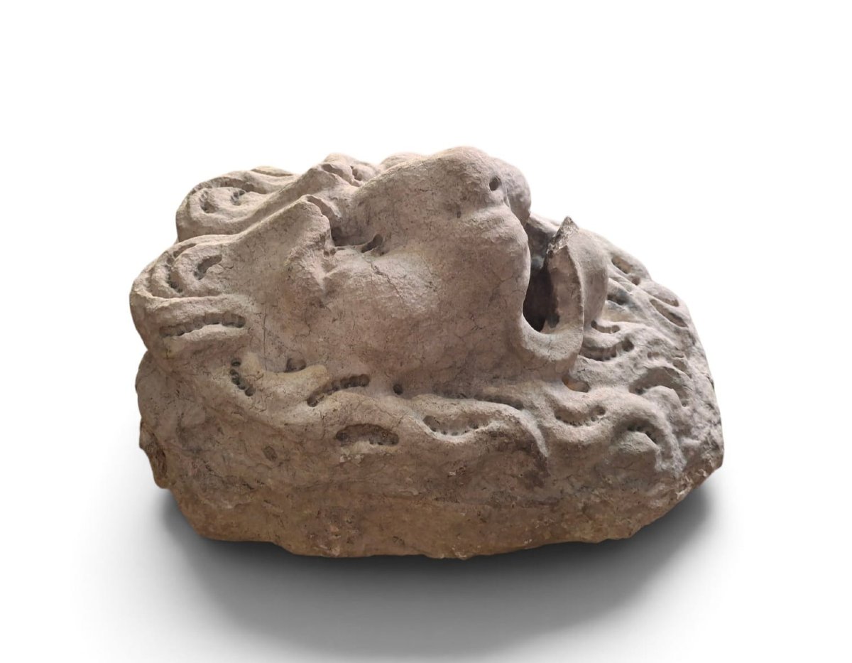 Masque de fontaine à tête de lion-photo-2