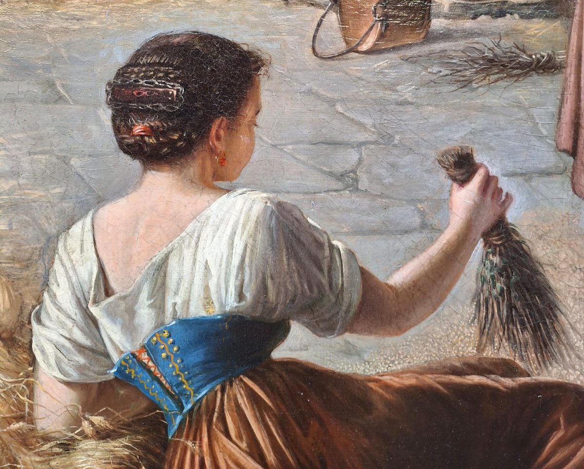 Biagio Torrielli, Paysannes au travail-photo-4