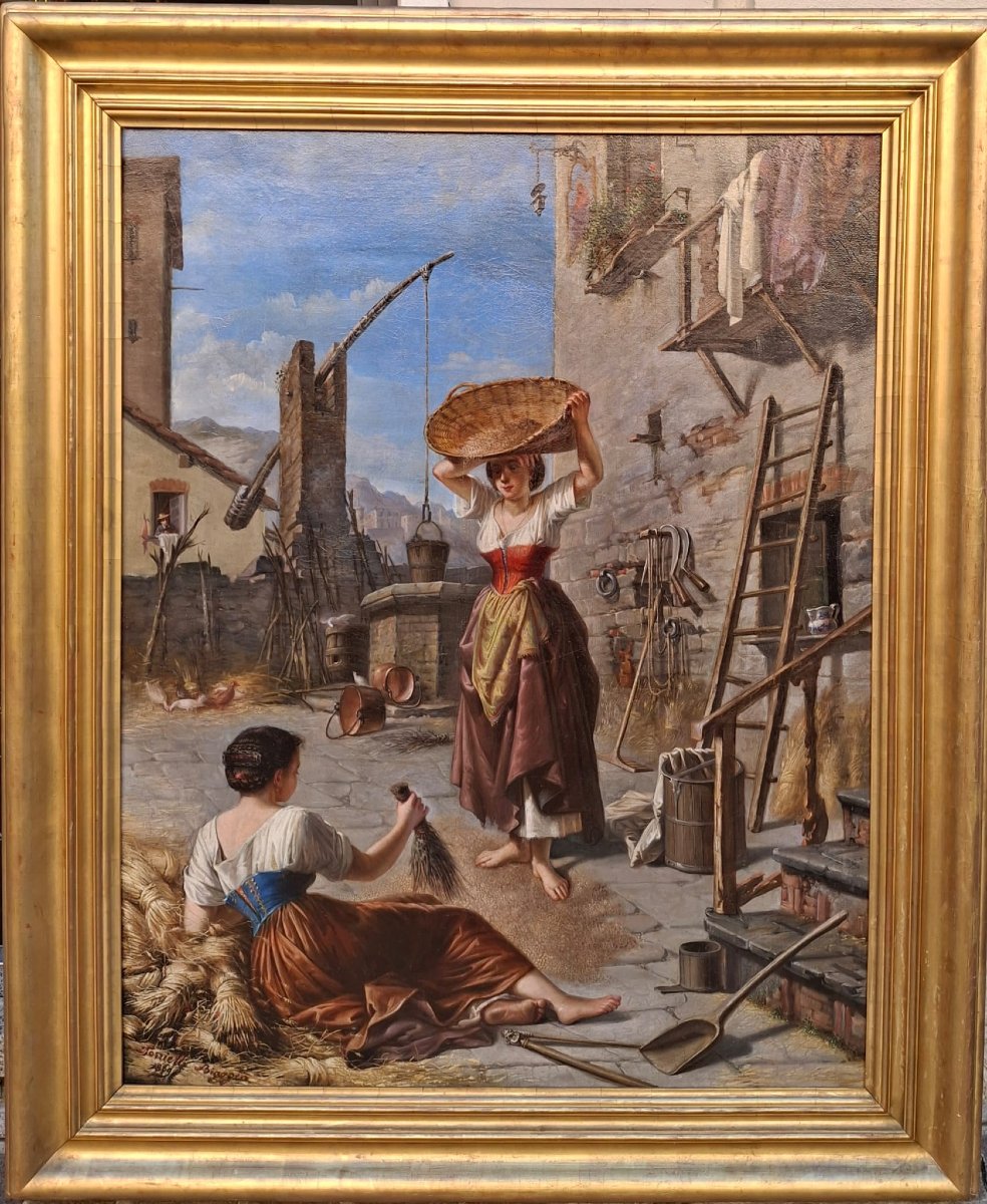 Biagio Torrielli, Paysannes au travail