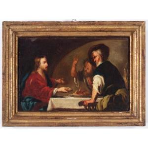 Supper At Emmaus, Genoese Painter