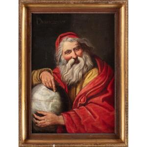 Portrait De Démocrite, "philosophe Du Rire"