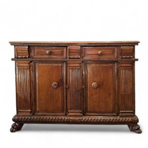 Italian Renaissance Walnut Sideboard