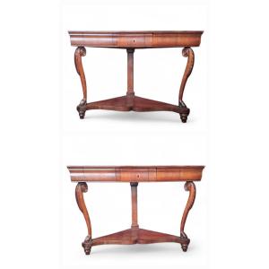 Pair Of Charles X Consoles