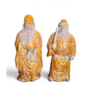 A Pair Of Chinese Dignitaries