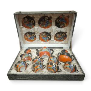 Service à café en porcelaine japonaise