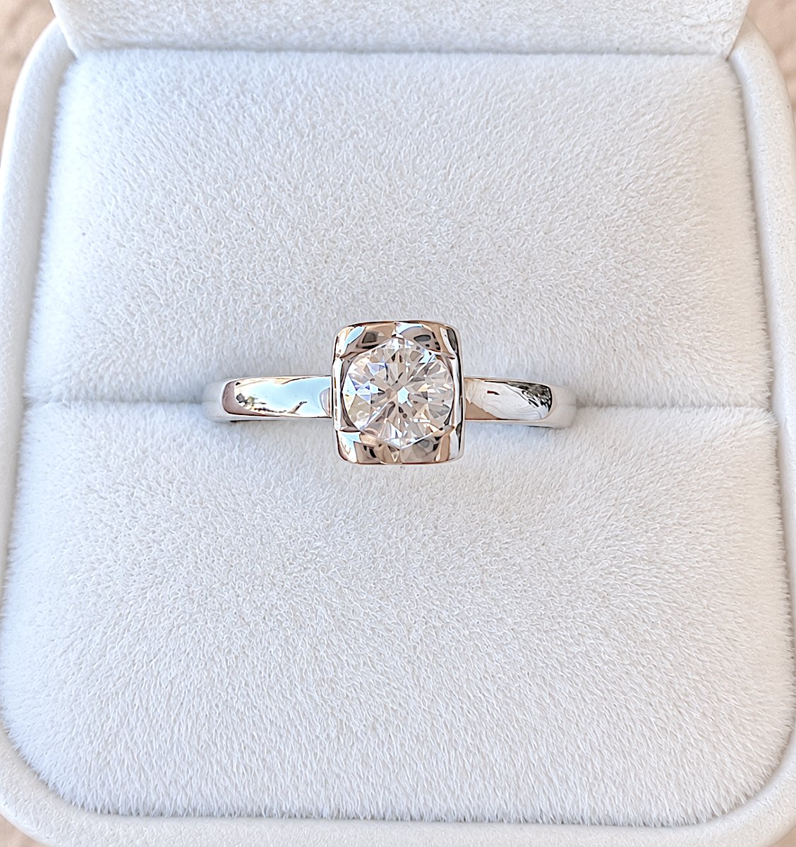 Chopard "liés Pour La Vie" Ring – 950 Platinum & 0.31 Ct Diamond