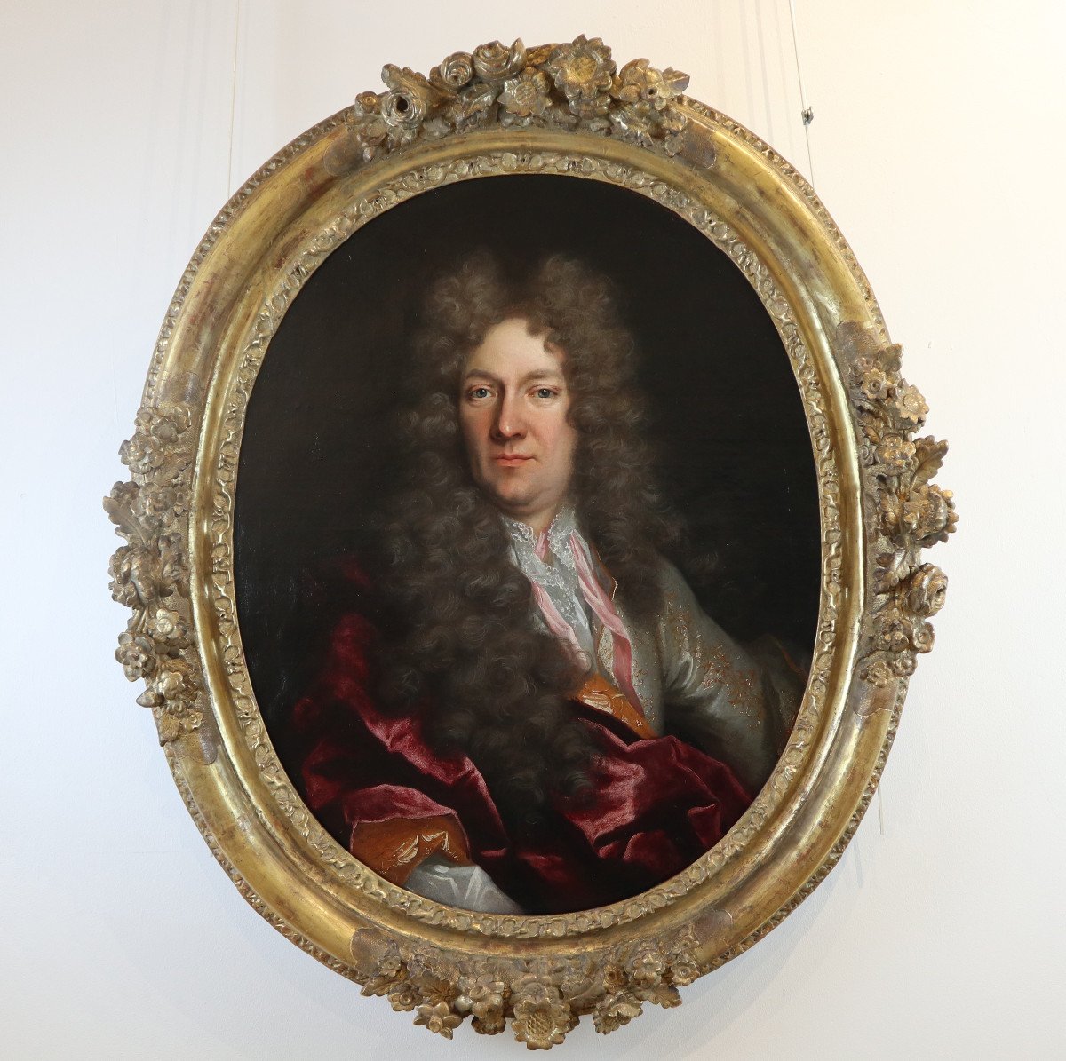 Henri  Millot (actif Entre 1699 Et 1756), Portrait De Gentilhomme