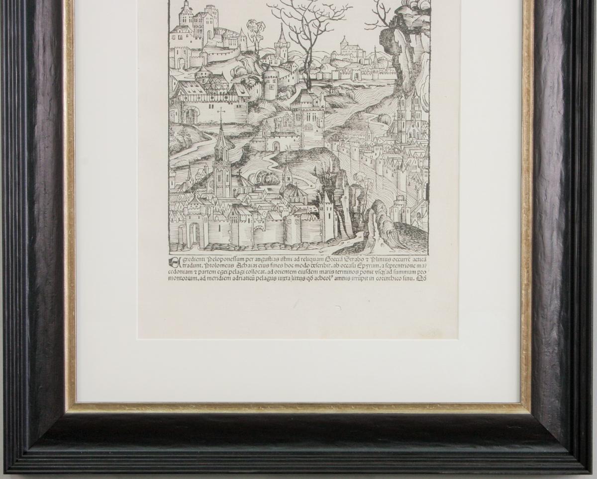 Incunable, 1493, Schedel, Chroniques De Nuremberg, Encadrée-photo-3