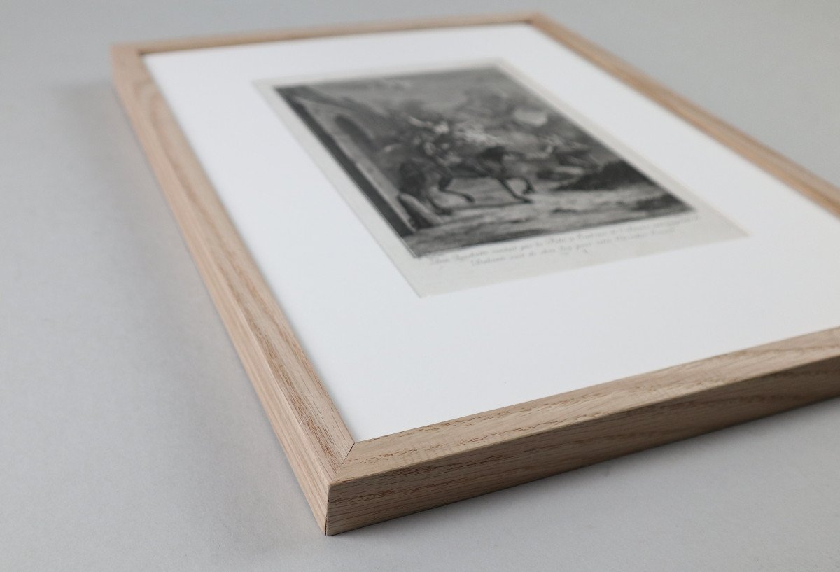 Don Quichotte Suite De 31 Gravures Par Charles Coypel, XVIIIeme , Dans Un Encadrement Moderne-photo-1