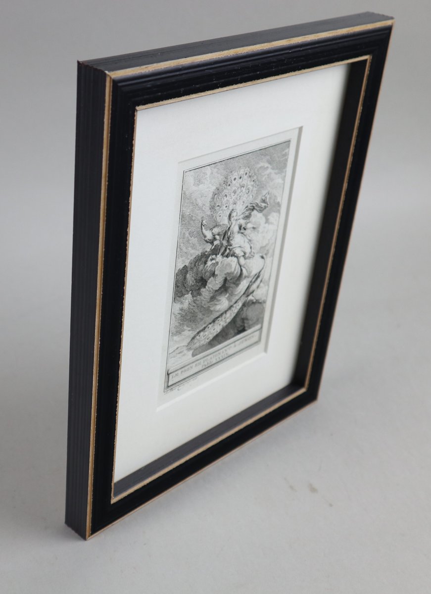 La Fontaine's Fables, A Set Of 28 Framed Prints, 1758.-photo-6