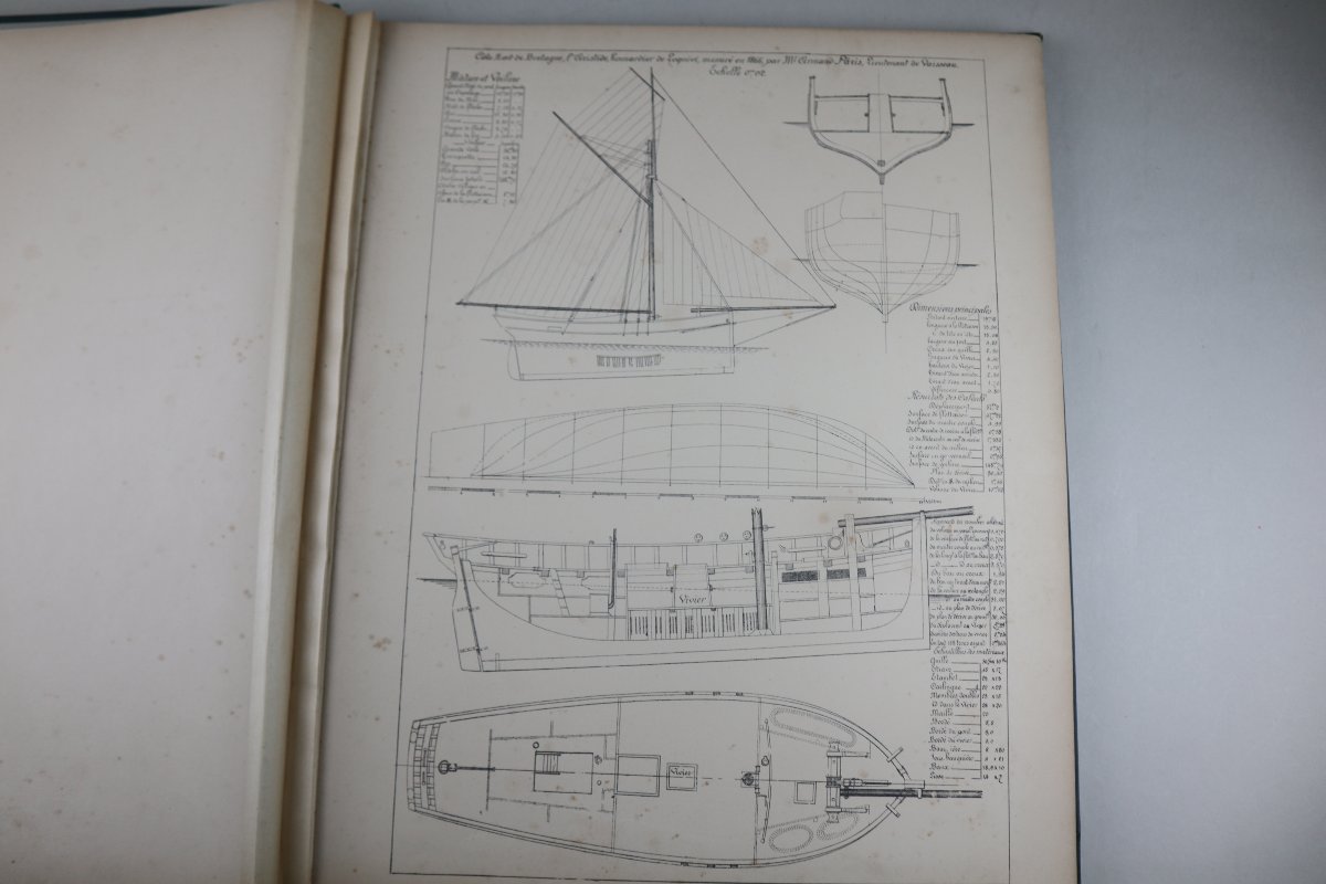 Souvenirs de Marine. Collection de plans ou dessins de navires et de bateaux anciens ou moderne-photo-3