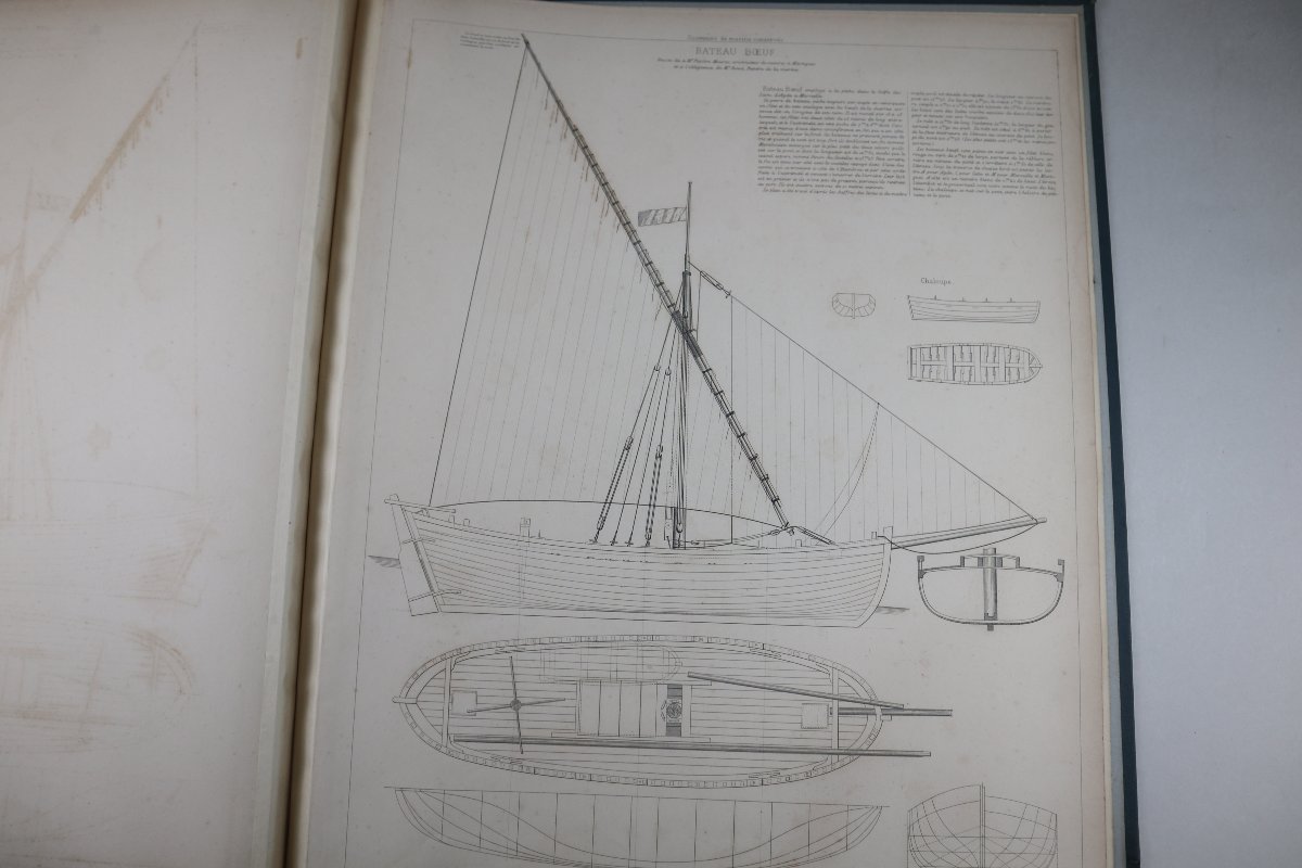 Souvenirs de Marine. Collection de plans ou dessins de navires et de bateaux anciens ou moderne-photo-2