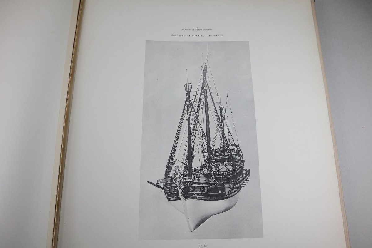 Souvenirs de Marine. Collection de plans ou dessins de navires et de bateaux anciens ou moderne-photo-7