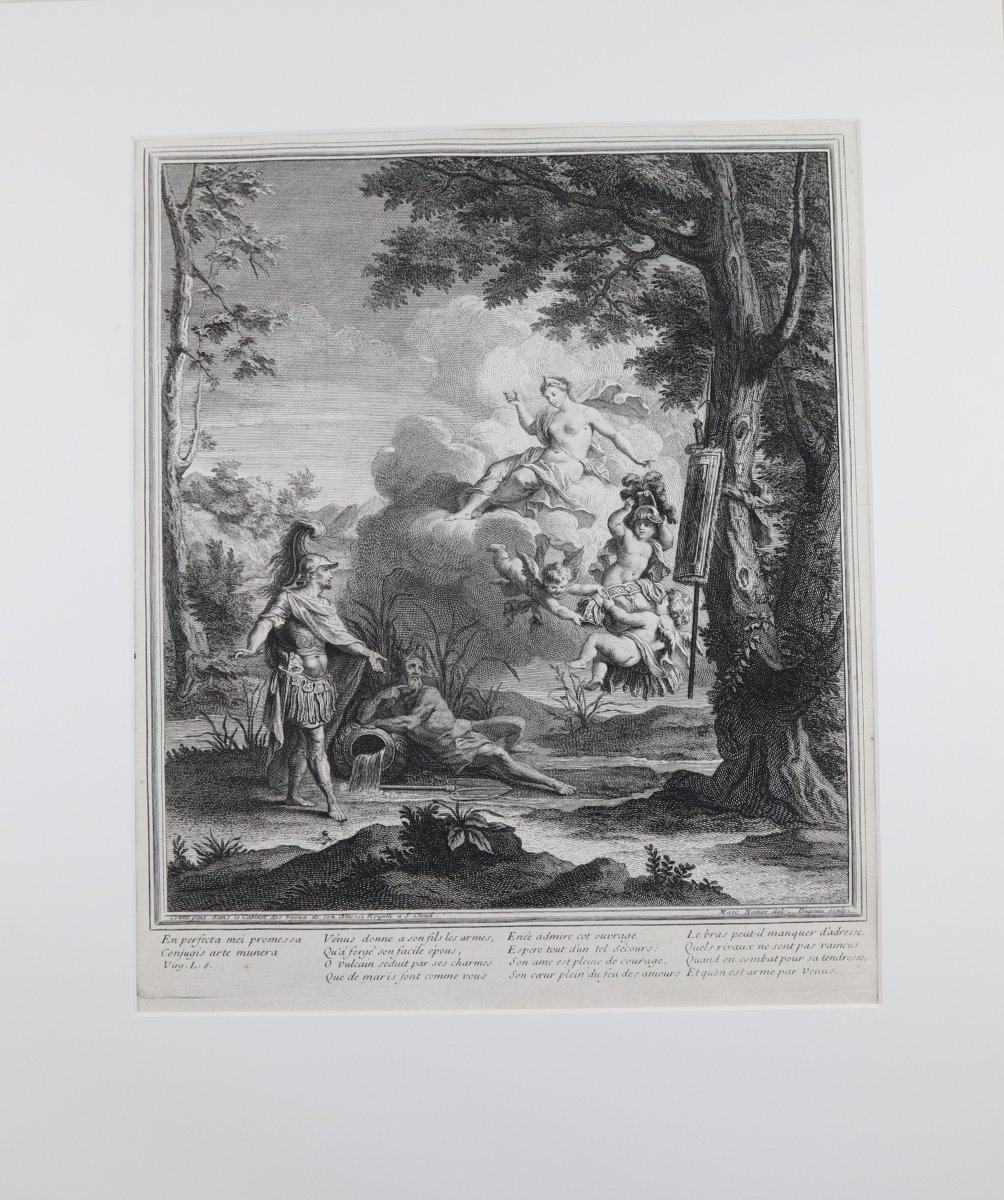  A Set Of 10 Framed Prints, “the Story Of Venus,” By Jean II Cotelle, 18th Century,-photo-1