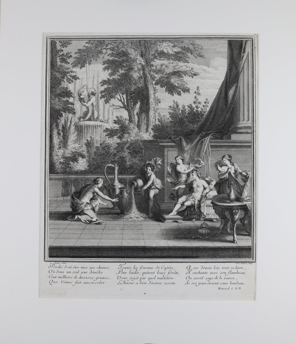  A Set Of 10 Framed Prints, “the Story Of Venus,” By Jean II Cotelle, 18th Century,-photo-2