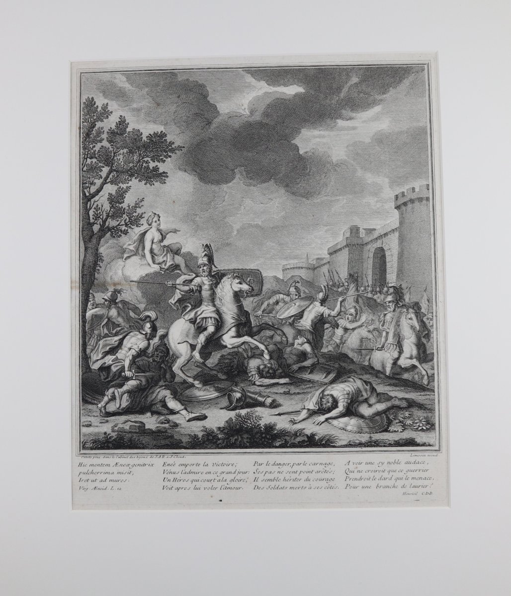  A Set Of 10 Framed Prints, “the Story Of Venus,” By Jean II Cotelle, 18th Century,-photo-5