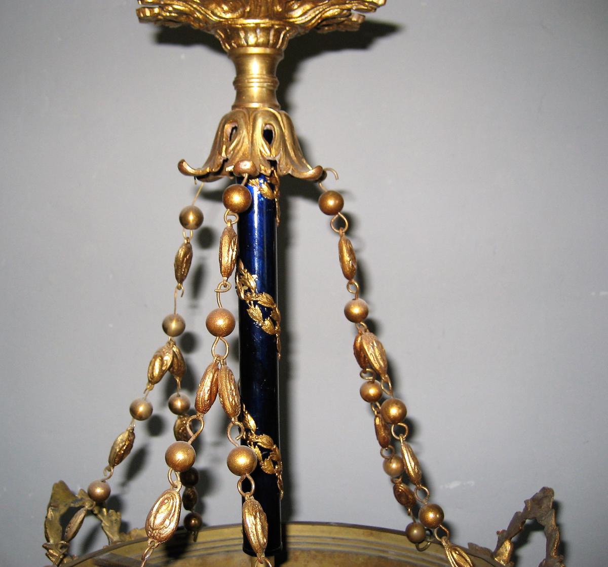  Lustre Corbeille  De Style Louis XVI Pouvant Former Une Paire-photo-4