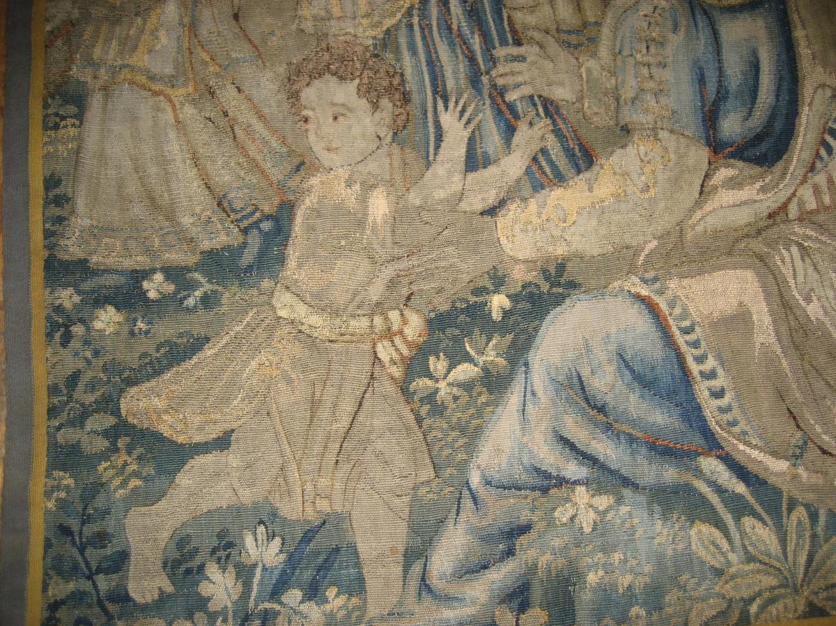 Aubusson Tapestry From XVIIth Century-photo-3