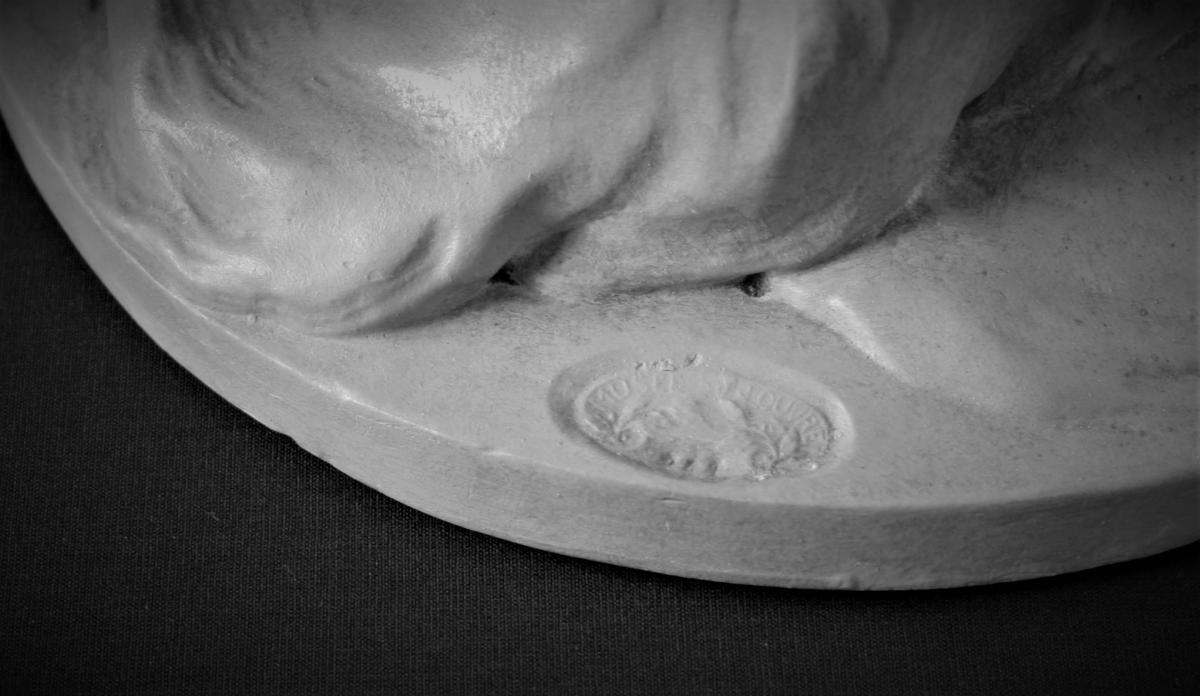 Mercure Attachant Ses Talonnières, d'Aprés Jean-baptiste Pigalle, Atelier De Moulage Du Louvre-photo-2