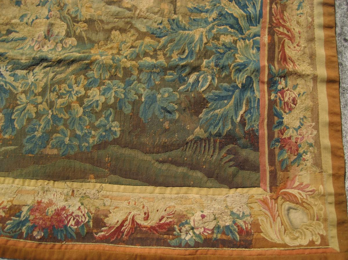 Tapisserie d'Aubusson, les lavandières,  XVIIIeme siècle-photo-2