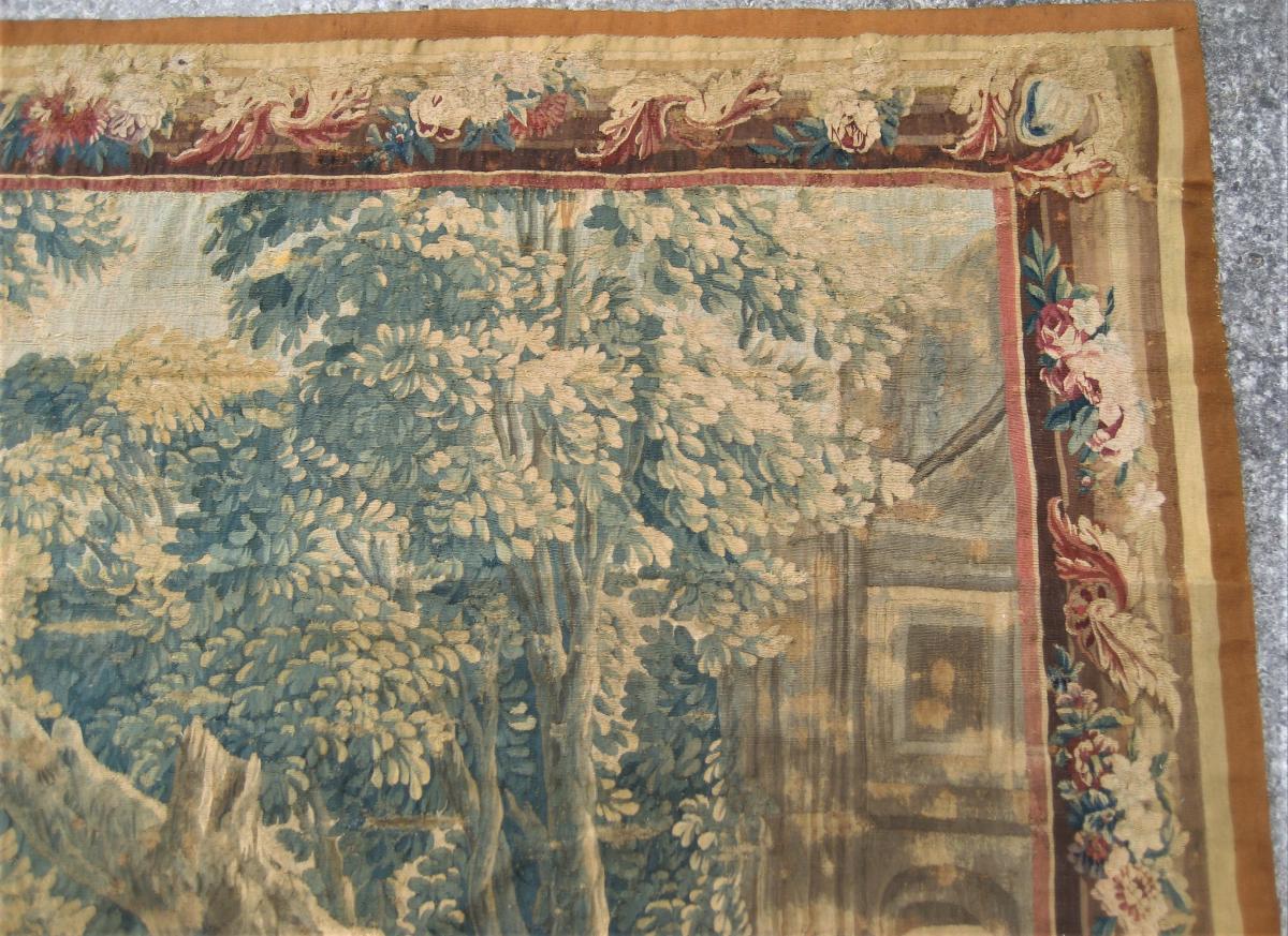 Aubusson Tapestry, XVIIIth Century, Pastoral Scene-photo-3