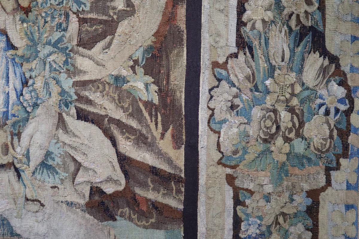 Bacchus Et Ariane, Tapisserie d'Aubusson, XVIIeme Siècle-photo-2