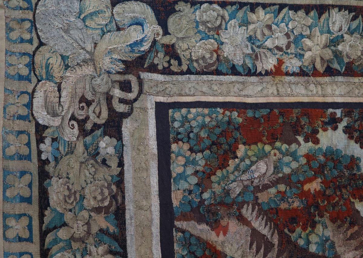 Bacchus Et Ariane, Tapisserie d'Aubusson, XVIIeme Siècle-photo-7